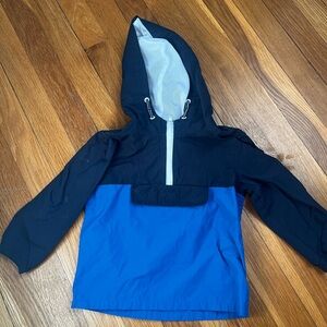 Janie and Jack Blur and Black Hooded light Jacket